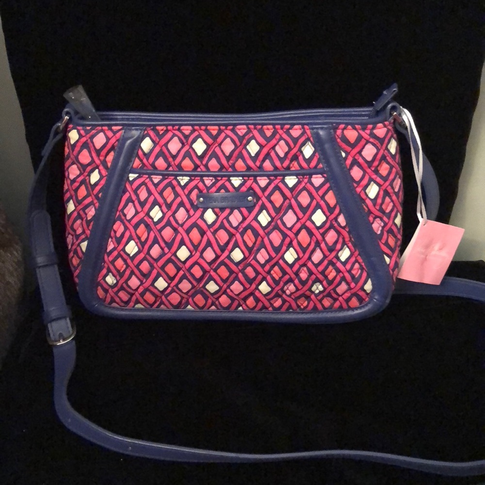 Vera Bradley trimmed trapeze crossbody katalina